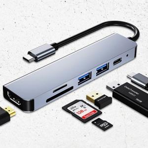 USB Type C dock station with HDMI+USB3.0*1+USB2.0*1+PD+SD+TF - 副本