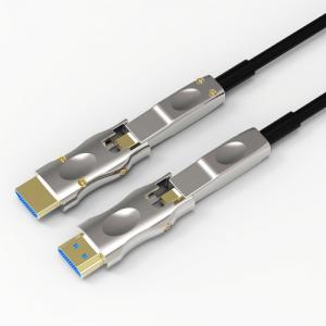  HDMI2.0 Fiber Cable HDMI to Micro HDMI Both Side Detachable 4K Engineering Fiber cable HDR ARC 3D